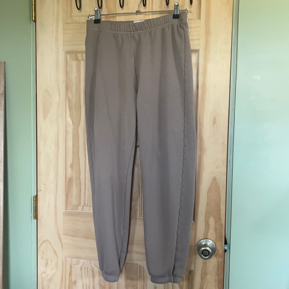 Mate the Label Mushroom Fleece Relaxed Sweatpants Size Small